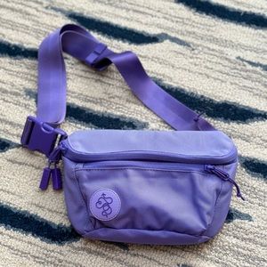 Baboon to the Moon Fannypack Purple Belt Bag